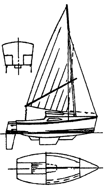 Smallest Pocket Cruiser to Play with Fore-and-aft and Junk Rig